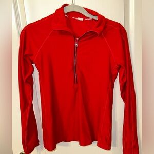 new balance quarter zip red and navy!